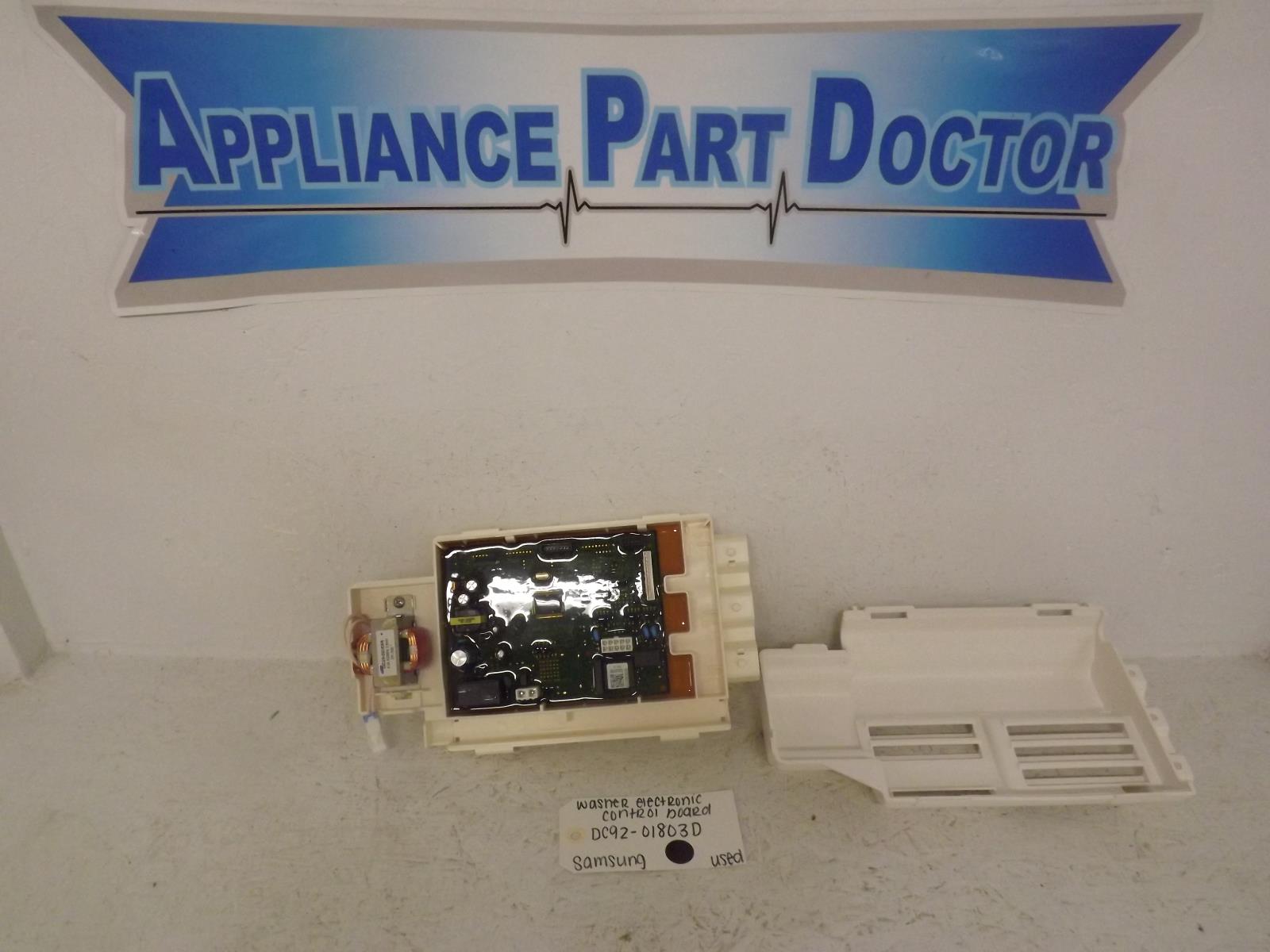 Samsung Washer DC92-01803D Electronic Control Board Used Samsung Washer DC92-01803D Electronic Control Board Used